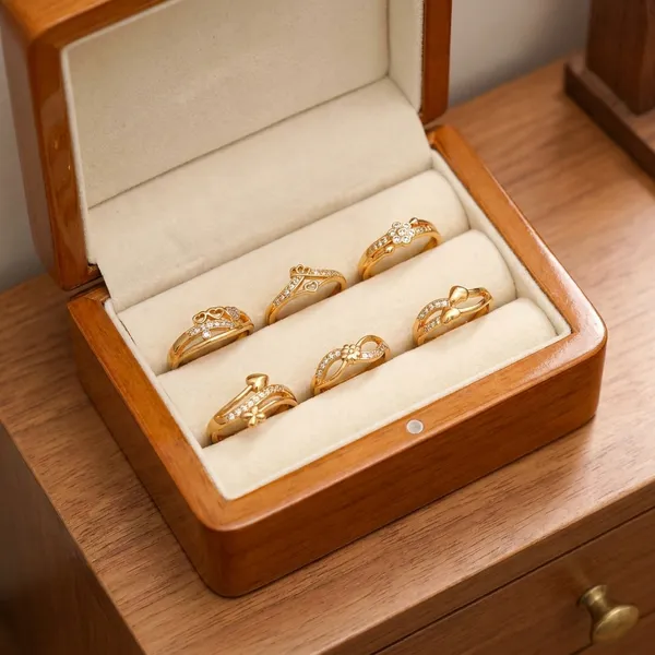 Fashionable_Adjustable_Gold_Tone_Rings_with_Crystal_Stones_for_Women_-_Pack_of_6
