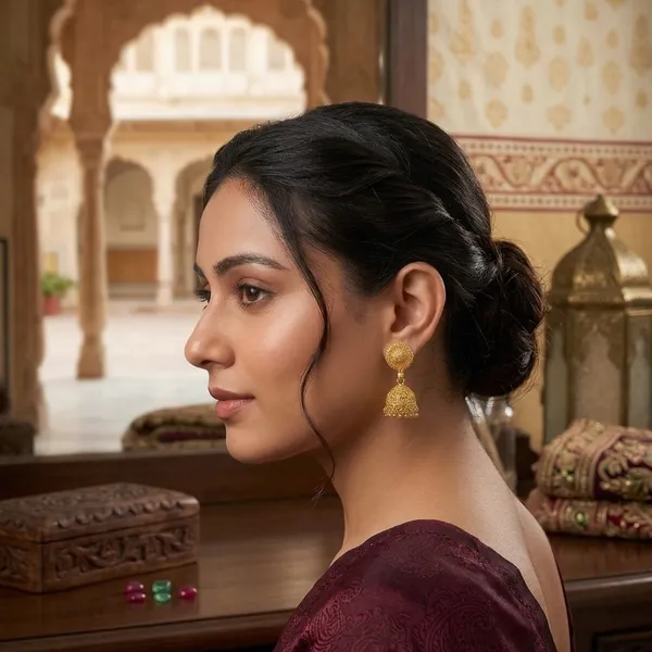 Traditional_Pair_Of_Gold_Jhumka_Earrings_for_Women