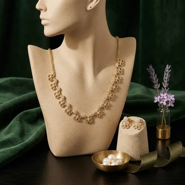 Floral_Necklace_Set_with_Matching_Earrings_for_Women