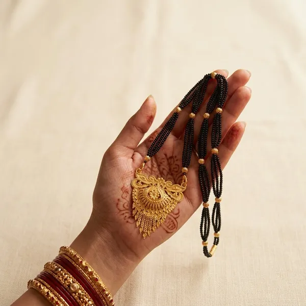 Floral_Pendant_Mangalsutra_with_Triple_Black_Bead_Chain