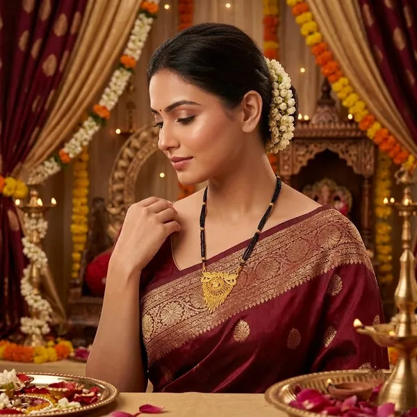 Floral_Pendant_Mangalsutra_with_Triple_Black_Bead_Chain