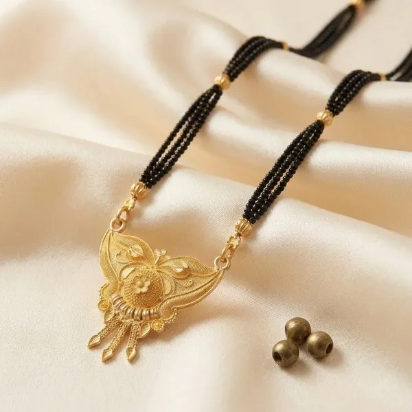 Gold_Plated_Black_Beads_Mangalsutra_for_Women