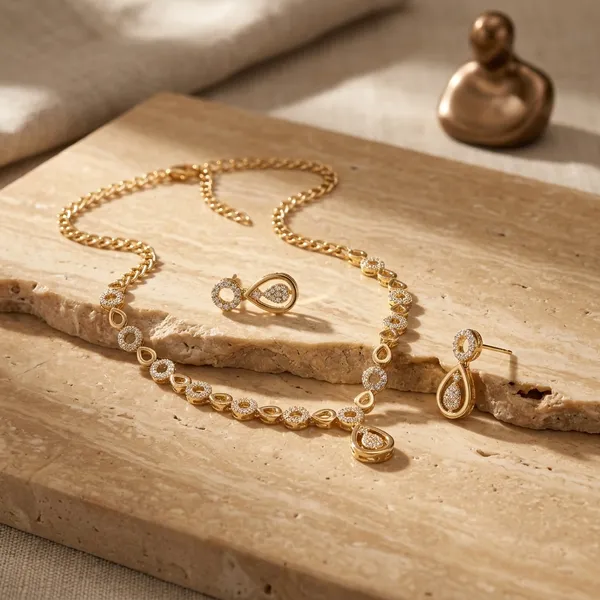 Gold_Tone_Stone_Necklace_Set_for_Women