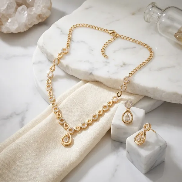 Gold_Tone_Stone_Necklace_Set_for_Women