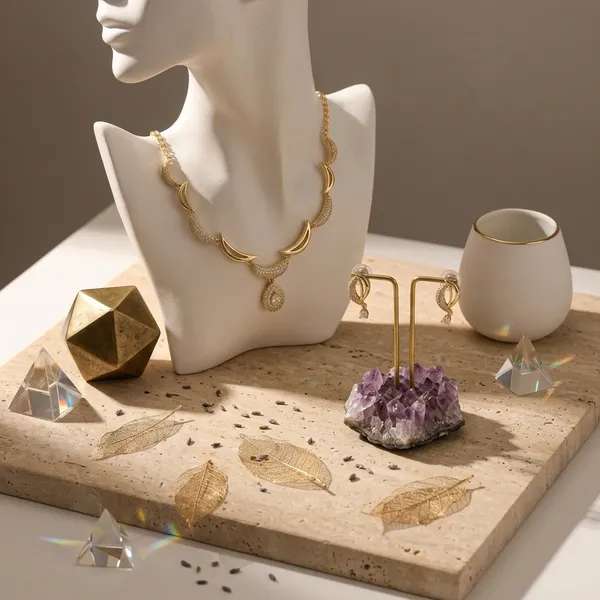 Half_Moon_Design_Necklace_Set_with_Stud_Earrings