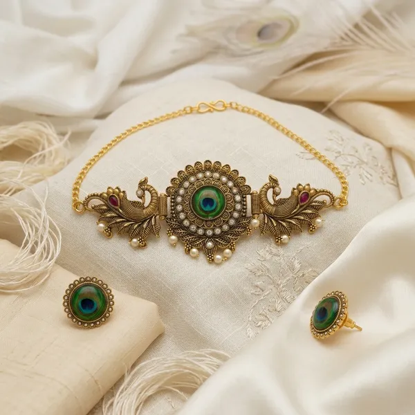 Royal_Peacock_Feather_Necklace_Set_for_Women_with_Earrings
