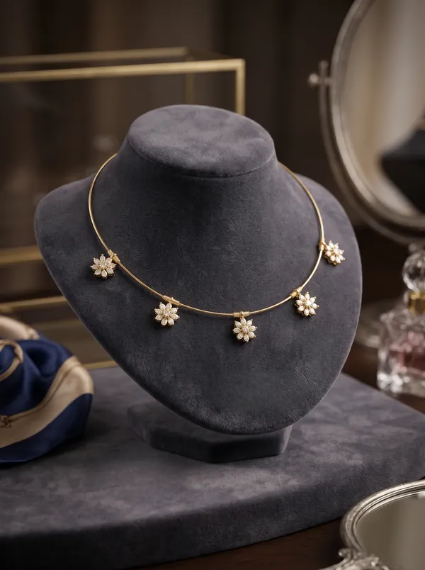 The_Floral_Constellation_Choker_Gold_And_Marquise_Crystal