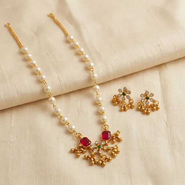 Elegant_Pearl_Jewelry_Set_for_Women_|_Designer_Necklace_&_Earrings_Combo_Of_2_