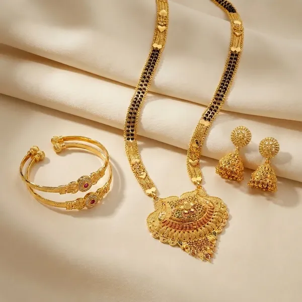The_Royal_Vivah_Heritage_Set_Gold_Plated_Bridal_Mangalsutra_And_Accessories
