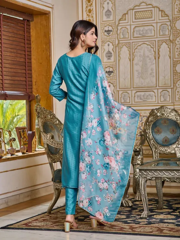 Arma_Fashion_Pant_Suit_Set_With_Dupatta_For_Women_Straight_Viscose_Rayon_Embroidery_Sets_Embroidered_Suit_Firozi_Kurti_Set_Three_Piece_Dark_Sky
