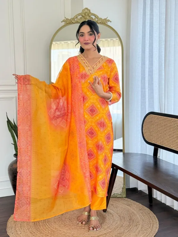 Arma_Fashion_Combo_Pack_Of_2_Kurta_Sets_Orange_And_Red_Embroidered_Ethnic_Wear_|_Pack_Of_2