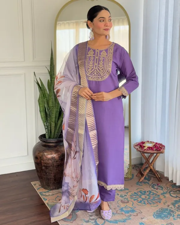 Arma_Fashion_Women_Rayon_Embroidered_Straight_Kurta_With_Pant_And_Taby_Printed_Dupatta_Sets_Round_Neck_Diwali_Navratri_Indian_Festival_Wear
