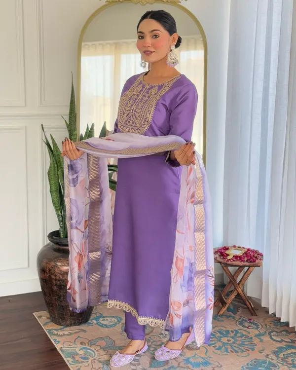 Arma_Fashion_Women_Rayon_Embroidered_Straight_Kurta_With_Pant_And_Taby_Printed_Dupatta_Sets_Round_Neck_Diwali_Navratri_Indian_Festival_Wear