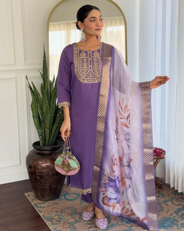 Arma_Fashion_Women_Rayon_Embroidered_Straight_Kurta_With_Pant_And_Taby_Printed_Dupatta_Sets_Round_Neck_Diwali_Navratri_Indian_Festival_Wear