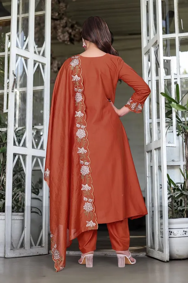 Arma_Fashion_Floral_Embroidered_Rust_Cotton_Anarkali_Suit_With_Dupatta_3_Piece_Traditional_Ethnic_Set_Navratri_Diwali_Deepawali_Festival_Traditional_Ethnic_Wear