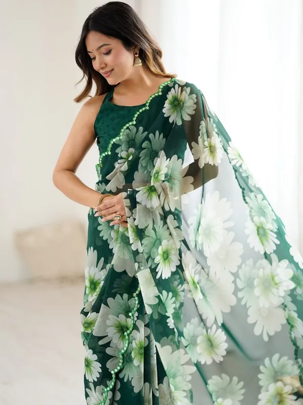 Georgette_Silk__Saree_With_Unstitched_Blouse