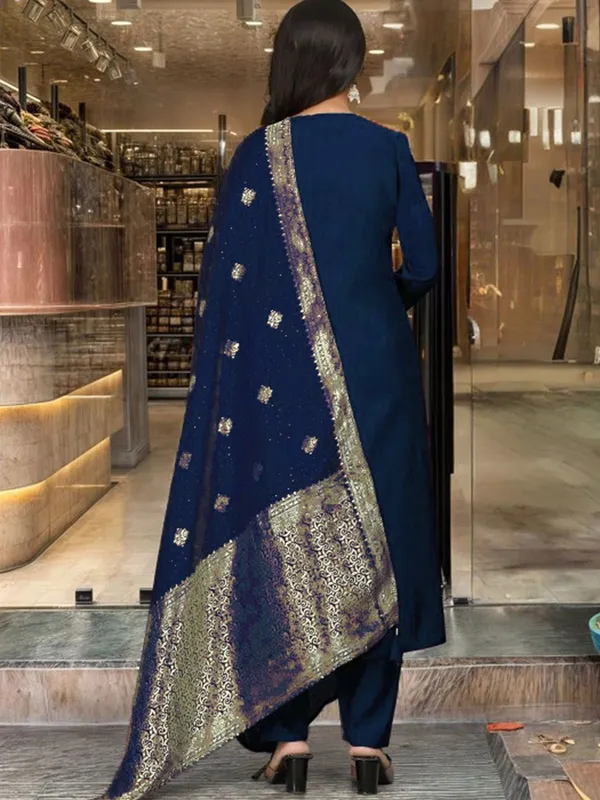 Blue_Pure_Cotton_Kurta_Set_For_Women