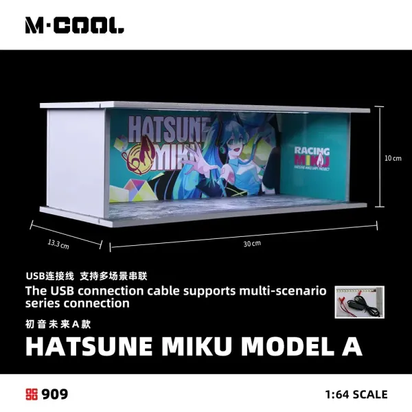 1:64_Diecast_Car_Display_Case,Lighted_Parking_lot_Scene_Display_Garage_for_Hot_Wheels_Series,Matchbox_Toy_Car_Model_Storage_Display_Stand