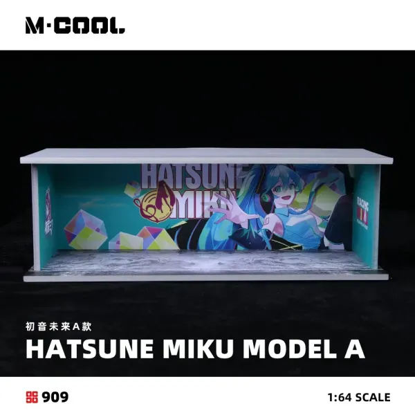 1:64_Diecast_Car_Display_Case,Lighted_Parking_lot_Scene_Display_Garage_for_Hot_Wheels_Series,Matchbox_Toy_Car_Model_Storage_Display_Stand