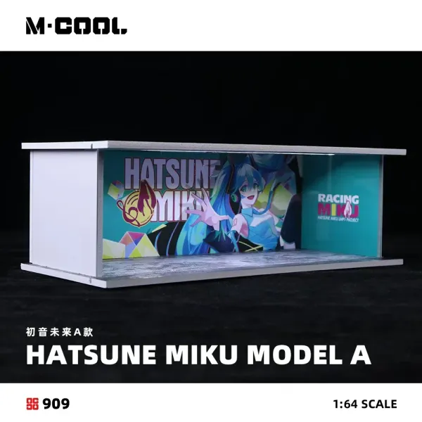1:64_Diecast_Car_Display_Case,Lighted_Parking_lot_Scene_Display_Garage_for_Hot_Wheels_Series,Matchbox_Toy_Car_Model_Storage_Display_Stand