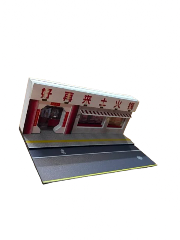 1:64_Scale_Diorama_Display_Garage_–_Miniature_Street_Showroom_for_Diecast_Cars_|_Compatible_with_Hot_Wheels_&_Matchbox_|_Collectible_Model_Display_Case_