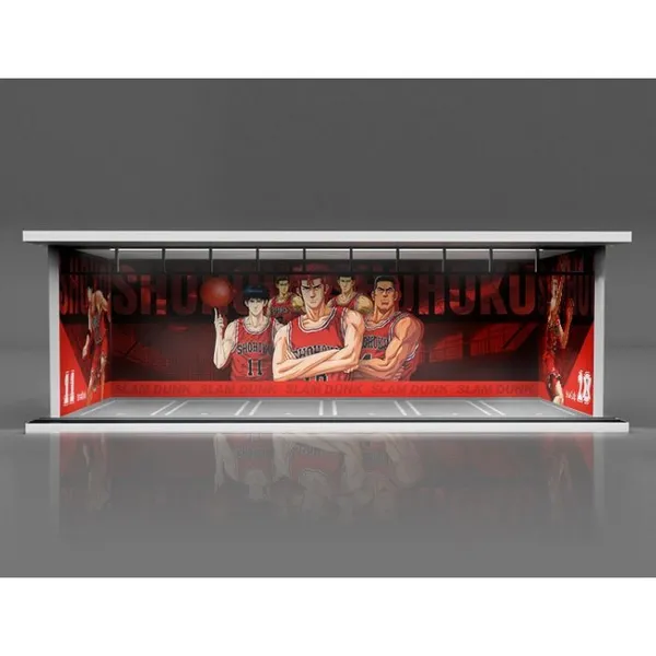 1:64_Scale_Model_Car_Parking_Lot_Diorama_Display_Case_with_USB_LED_Lights,_Acrylic_&_Plastic_Miniature_Garage_Showroom,_DIY_Assembly_Display_Stand_for_Diecast_Cars,_Collectors_&_Model_Car_Enthusiasts