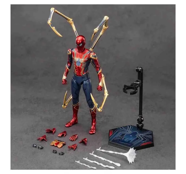 Avengers:_Infinity_War_Iron_Spider_Action_Figure_–_1:10_Scale_Collectible_Figure,_Approx._18_cm,_Detailed_Superhero_Display_Model_for_Collectors_&_Fans