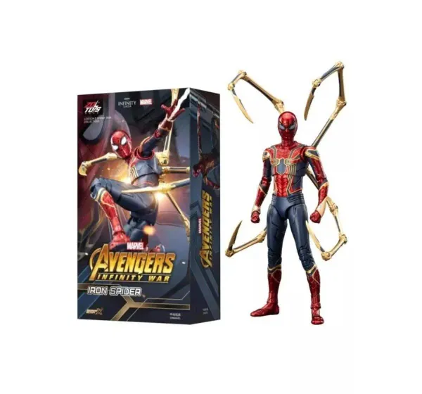 Avengers:_Infinity_War_Iron_Spider_Action_Figure_–_1:10_Scale_Collectible_Figure,_Approx._18_cm,_Detailed_Superhero_Display_Model_for_Collectors_&_Fans