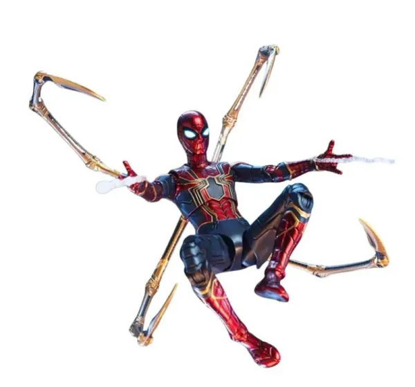 Avengers:_Infinity_War_Iron_Spider_Action_Figure_–_1:10_Scale_Collectible_Figure,_Approx._18_cm,_Detailed_Superhero_Display_Model_for_Collectors_&_Fans