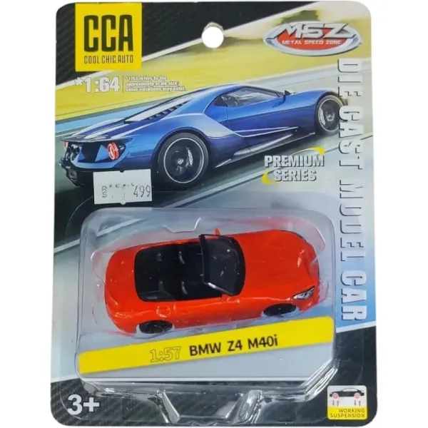 CCA_BMW_Z4_M40i_1:64_Scale_Die-Cast_Model_Car_|_Premium_Metal_Alloy_Convertible_Sports_Car_|_Detailed_BMW_Roadster_with_Free-Rolling_Wheels_|_Collectible_Model_for_Car_Enthusiasts