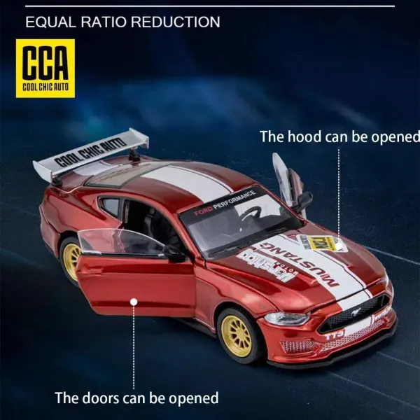 CCA_Ford_Mustang_GT_2018_1:42_Scale_Die-Cast_Model_Car,_DIY_Car_Tuning_Kit_with_Interchangeable_Parts,_Premium_Collectible_Toy_for_Car_Enthusiasts