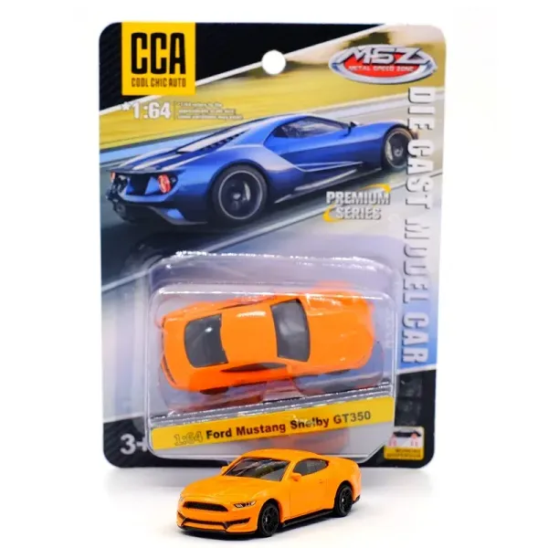 CCA_Ford_Mustang_Shelby_GT350_1:64_Scale_Die-Cast_Model_Car,_Premium_Collectible_Miniature_Vehicle,_Detailed_American_Muscle_Car_Toy_for_Car_Enthusiasts_&_Collectors