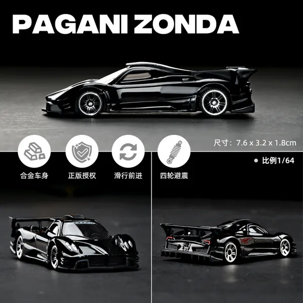 CCA_Pagani_Zonda_Revolucion_1:64_Scale_Die-Cast_Model_Car_|_Premium_Metal_Alloy_Hypercar_with_Detailed_Aerodynamics_|_Collectible_Pagani_Model_for_Supercar_Enthusiasts