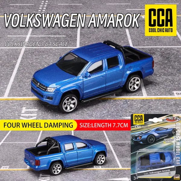 CCA_Volkswagen_Amarok_1:64_Scale_Die-Cast_Model_Car,_Premium_Miniature_Pickup_Truck_with_Detailed_Design,_Free-Rolling_Wheels,_Collectible_Vehicle_for_Car_Enthusiasts