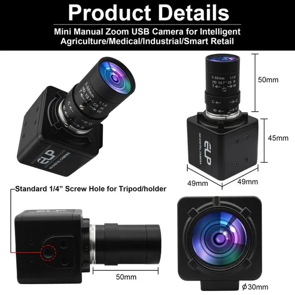ELP_Global_Shutter_USB_Webcam_5MP_1440P_60fps_|_Industrial_High_Speed_Camera_with_5_to_50mm_10X_Zoom_Lens_|_CS_Mount_UVC_PC_Camera