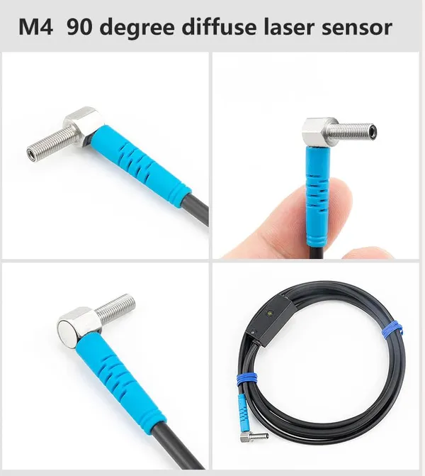 EVONTRO_M4_FTD-04NO_Laser_Photoelectric_Sensor_|_10–30V_DC_Diffuse_Reflective_Proximity_Switch_|_50-70mm_Detection_Range_|_M4_Mini_Optical_Sensor_|_NPN_Normally_Open_for_Industrial_Automation