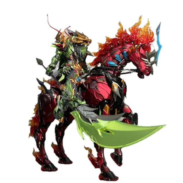 Guan_Yu_&_Red_Flame_Fire_Dragon_Horse_–_1:72_Scale_|_Premium_Fully_Articulated_Collectible_Figure