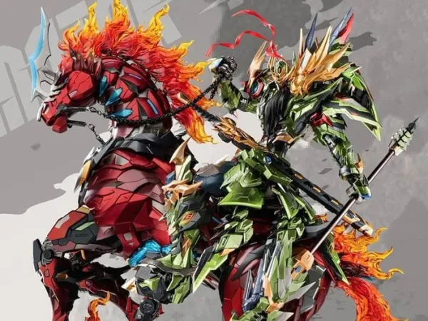 Guan_Yu_&_Red_Flame_Fire_Dragon_Horse_–_1:72_Scale_|_Premium_Fully_Articulated_Collectible_Figure