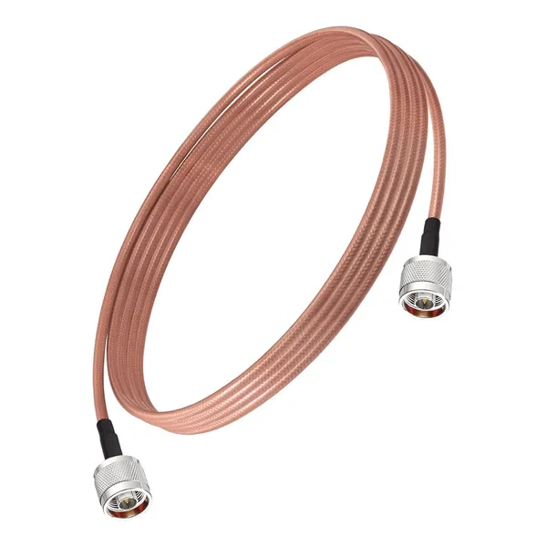 N_Male_to_N_Male_RG142_RF_Coaxial_Cable,_50_Ohm_Low_Loss_Jumper_Cable,_SMA/RF_Test_Cable_for_WiFi,_Ham_Radio,_Antenna,_SDR_&_Communication_Equipment_(Length:_1_Meter)