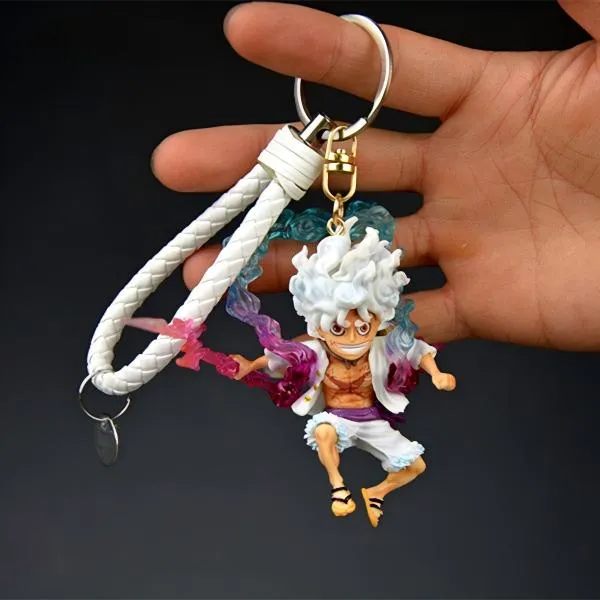 ONE_PIECE_Anime_Character_Keychain_|_Luffy,_Gear_5_&_Zoro_Style_PVC_Figure_Pendant_with_Braided_Wrist_Strap_|_Collectible_Bag_Charm_&_Key_Ring