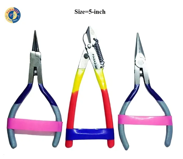 Silk_Thread_Jewellery_Making_Pliers_Combo_Flat_Round_And_Side_Cutter_Nose_Plier_Multicolour_Pack_Of_3_Pieces_Jk_3_Mini