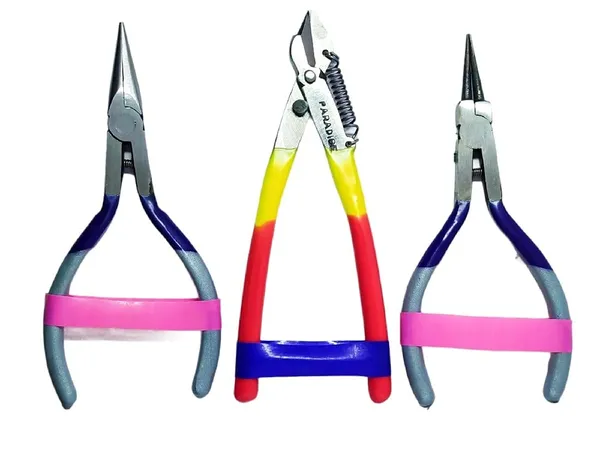 Silk_Thread_Jewellery_Making_Pliers_Combo_Flat_Round_And_Side_Cutter_Nose_Plier_Multicolour_Pack_Of_3_Pieces_Jk_3_Mini
