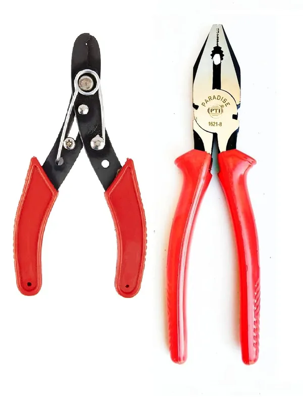 Combination_Plier_8_Inch_Wire_Stripper_And_Cutter_Combo_Red