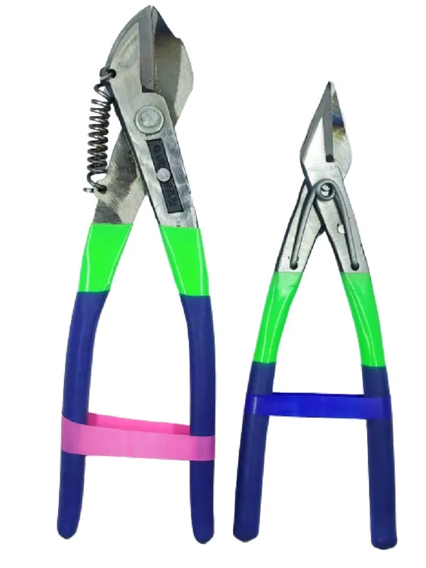 India_Heavy_Wire_Cutter_Metal_Cutter_Sheet_Cutter_8_Inch_With_Wire_Cutter_7_Inch_2_Pcs_Combo_Multicolor