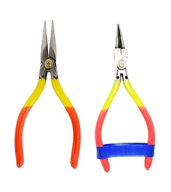 Silk_Thread_Jewellery_Making_Flat_Nose_And_Round_Nose_Pliers_Mini_Nose_Mini_Round_Nose