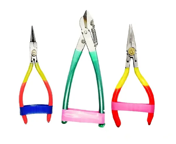 Silk_Thread_Jewellery_Quilling_Making_Pliers_Combo_Flat_Nose_Round_Nose_And_Kadicut_Plier