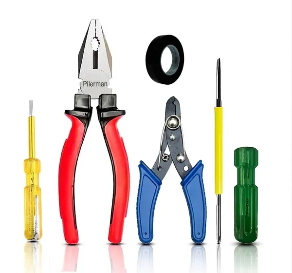 Combo_Of_Plier_2_in_1_Screwdriver_Line_Tester_Electrical_Tape_Wire_Cutter_Hand_Tools_Kit_5_Tools