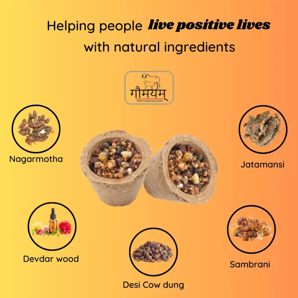 24_Organic_Sambrani_Cups_Natural_Chemical_Free_Puja_Fumigation_Cups_With_3_Free_Gifts,_[Ceranic_Stand_+_4_Packet_Organic_Dhoop_+_Sambrani_Cup_Guide]_Inside