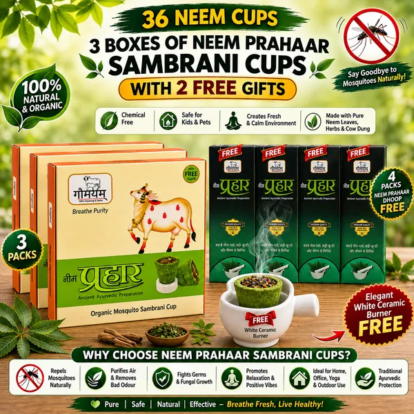 Neem_Prahar_Organic_Sambrani_Cups_(Pack_of_3,_36_Cups)__Natural_Mosquito_Repellent_Dhoop_Cup_Includes_5_Free_Gifts_(1_Ceramic_Burner_+_4_Neem_Prahaar_Dhoop_Packs)