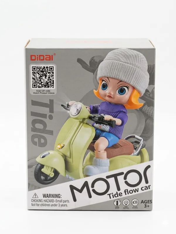 Didai_Motor_Tide_Flow_Car_Toy_Scooter_With_Doll_Figure
